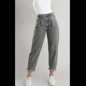 NWT❗️Garage 80's Grey Mom Jeans